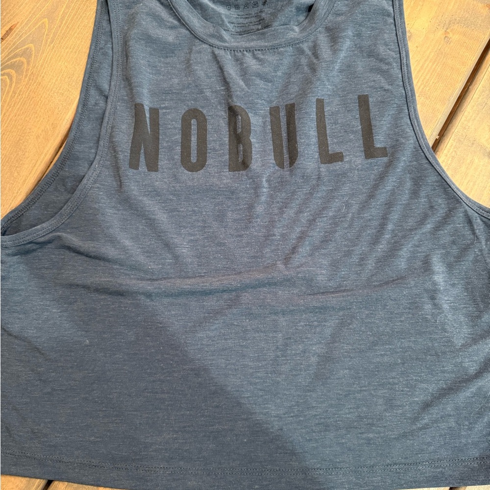 SMALL NOBULL Navy Blue Tank crop